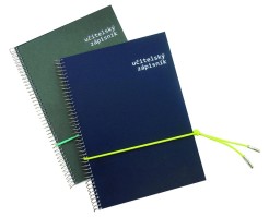Učitelský zápisník A5 54ls modrý-šedý