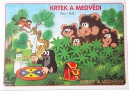 Omalovánky Krtek a medvědi