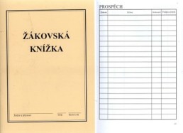 Žákovská knížka béžová A5