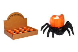 Svíticí Halloween pavouk