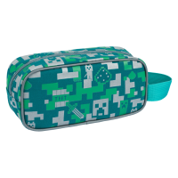 Školní set 2dílný Baagl Minecraft 2 set Silver Creeper