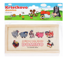 Dřevěné domino Krtek
