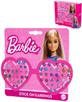 Nalepovací naušnice Barbie