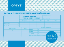 Záznam o provozu vozidla osobní dopravy A5