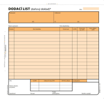 Dodací list NCR