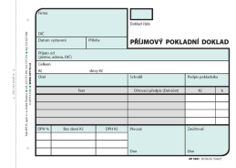 Příjmový doklad NCR/A6