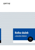 Kniha služeb a denního hlášení A4