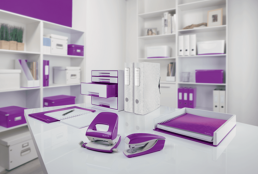 Děrovačka Leitz NeXXt 5008 30ls purpurová