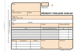 Příjmový doklad NCR/A6