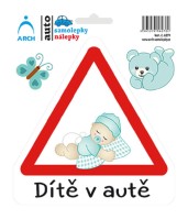 Samolepka Dítě v autě
