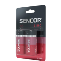 Zinkouhlíková baterie R14 Sencor
