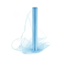 Organza 40cm/10y modrá mořská
