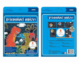 Vyškrabovací obrázky Dino