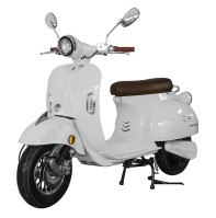 Elektroskútr  RACCEWAY® CENTURY E-RETRO, bílý-lesklý