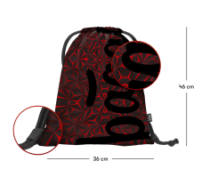 Sáček na obuv Baagl Red Polygon