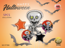 Fóliový balónek Halloween 5ks