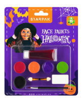 Barvy na obličej + krev Halloween