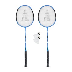 Badmintonový set SULOV®, 2x raketa, 2x míček, vak - modrý