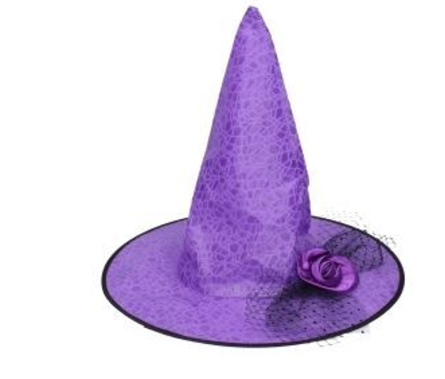 Čarodějnický klobouk fialový