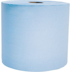 Průmyslové papírové utěrky 180m modré