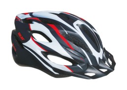 Cyklo helma SULOV® SPIRIT, vel. L, černo-červená polomat