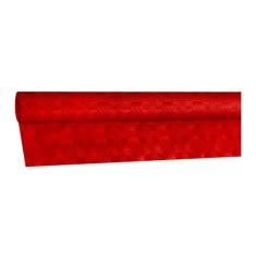 Papírový ubrus 1,2x8m červený