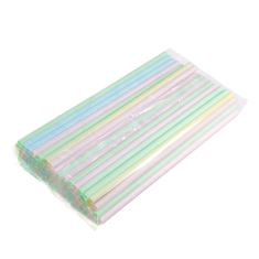 Papírová brčka Jumbo 25cm 100ks pastelová