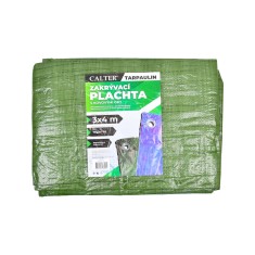 Krycí nepromokavá plachta 3x4m, 70g/m2, zelená