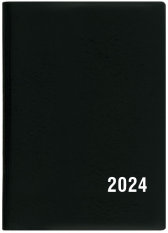 Diář 2024 měsíční Anežka-PVC černý