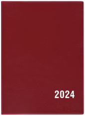 Diář 2024 čtrnáctidenní Hynek-PVC bordó