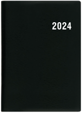 Diář 2024 čtrnáctidenní Ladislav-PVC černý