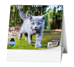Kalendář stolní 2024 Kočky