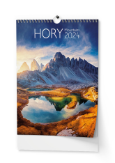 Kalendář nástěnný 2024 A3 Hory