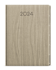Diář 2024 denní A5 Ctirad-výsek Wood světle hnědý