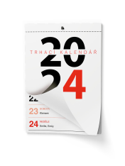 Kalendář nástěnný 2024 týdenní trhací A5 Senior II.