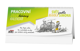 Kalendář stolní 2024 daňový Svět podle Marka Simona