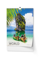 Kalendář nástěnný 2024 A3 Beautiful world