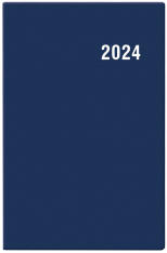 Diář 2024 čtrnáctidenní Gustav-PVC modrý