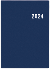 Diář 2024 čtrnáctidenní Ladislav-PVC modrý
