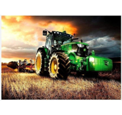 Diamantový obrázek Traktor