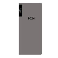 Diář 2024 čtrnáctidenní PASTELINi šedý