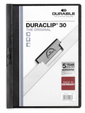 Rychlovazač A4 PVC Durable Duraclip černý