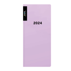 Diář 2024 čtrnáctidenní kapesní PASTELINi fialový