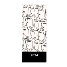 Diář 2024 měsíční Faces