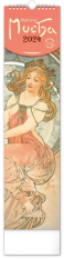 Kalendář nástěnný 2024 Kravata-Alfons Mucha