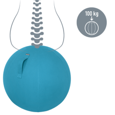 Gymnastický míč na sezení Leitz Ergo Cosy modrý