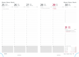 Diář 2024 týdenní A5 Herlitz listy