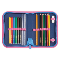 Školní taška set Loop slečna+vybavený penál