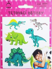 Tetovací samolepky Dinosauři