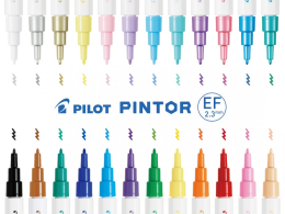 Akrylový popisovač Pilot Pintor Extra Fine sada 4ks přívěšek na klíče